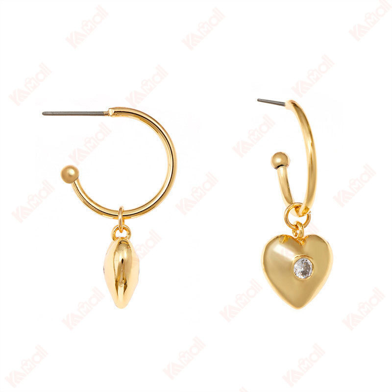 creative love heart shape earrings